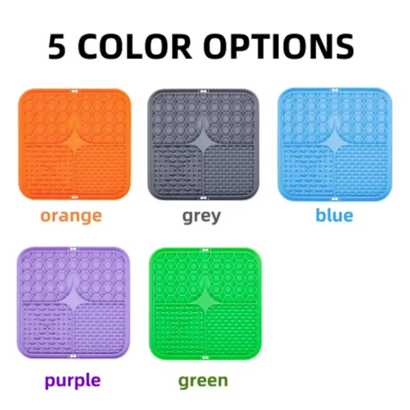 Interactive Cat Lick Mat Set - Slow Feeder & Mental Enrichment Toy for Indoor Cats